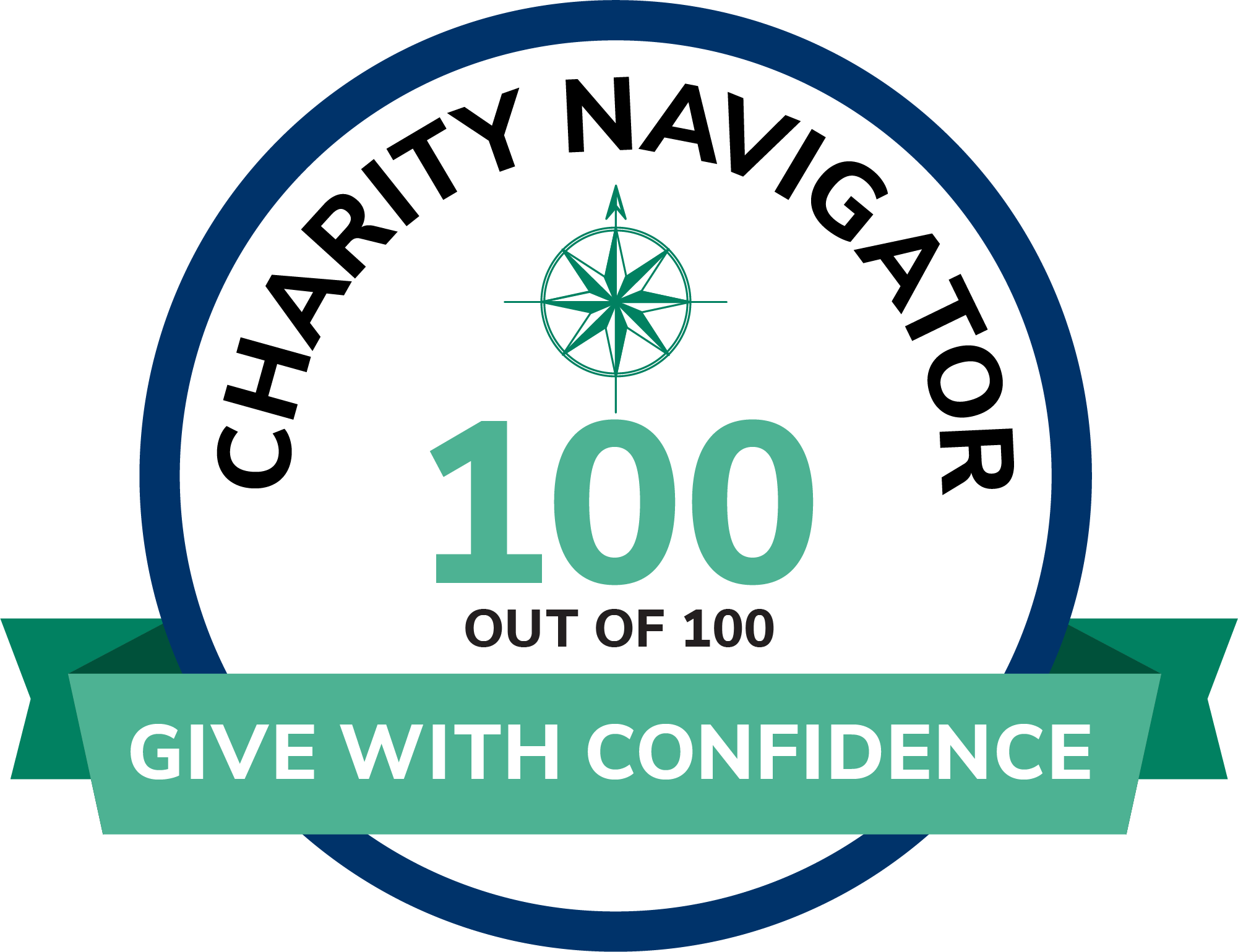 Charity Navigator 100 out of 100