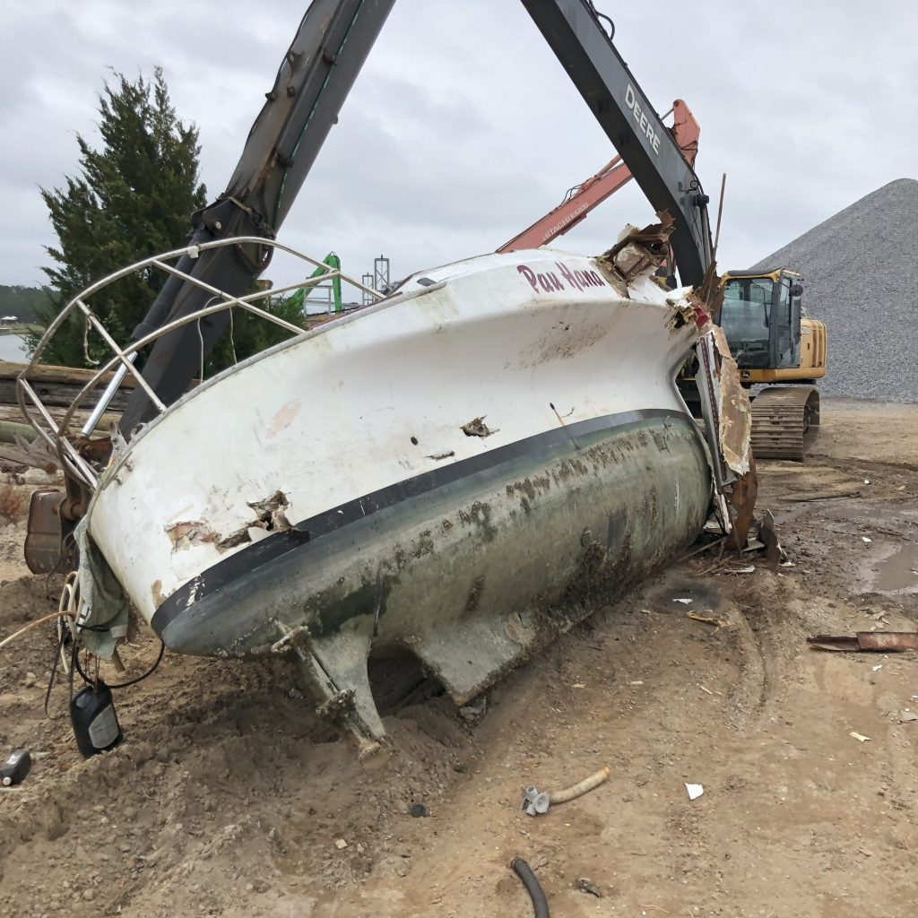Alliance partners remove additional abandoned vessels in coastal Alabama